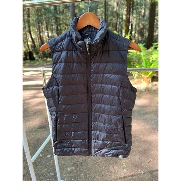 REI Co-op Women’s Black Down Vest - Size M | Like New! - Picture 4 of 5